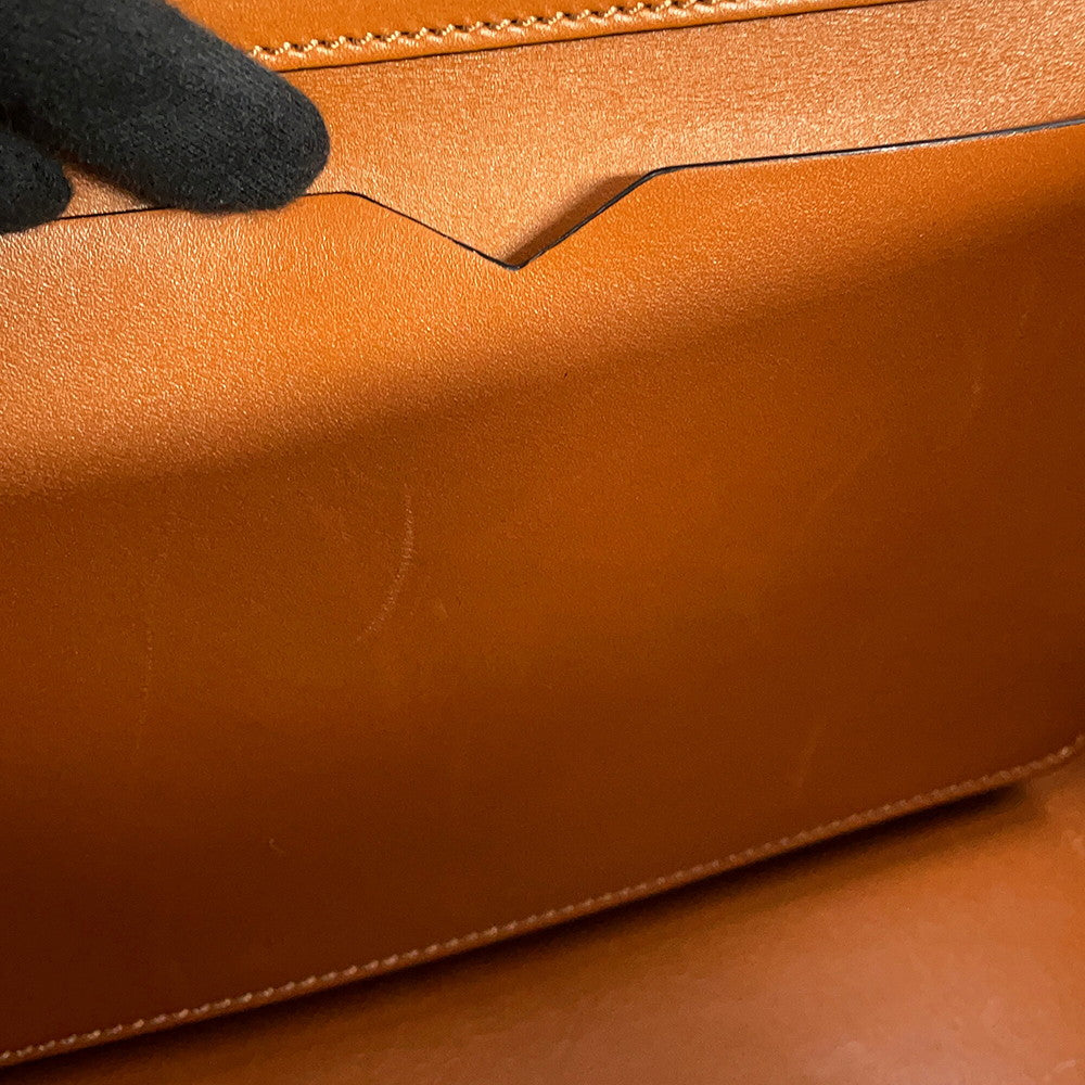 Valextra Valextra Brera 2WAY Handbag Brown Leather Size Medium