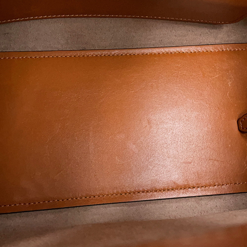 Valextra Valextra Brera 2WAY Handbag Brown Leather Size Medium