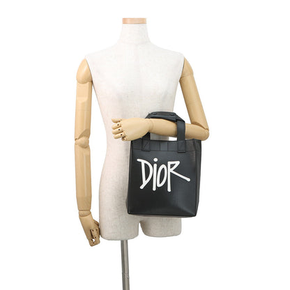 Dior DIOR AND SHAWN D-DIOR 2WAY Mini Tote Bag (Stüssy Collaboration) Black1DOSH152YZI_H10E Leather