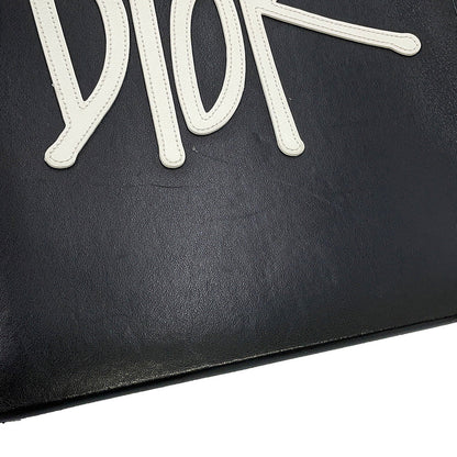 Dior DIOR AND SHAWN D-DIOR 2WAY Mini Tote Bag (Stüssy Collaboration) Black1DOSH152YZI_H10E Leather