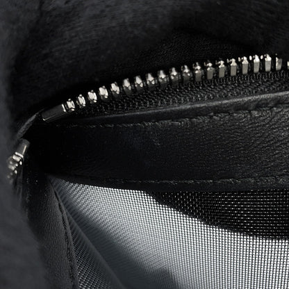 BALENCIAGA NavyCabas Black3399332AAED1090 Mesh Leather Size S