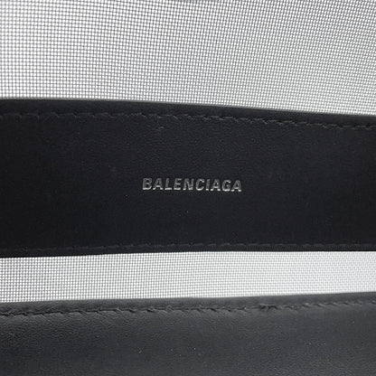 BALENCIAGA NavyCabas Black3399332AAED1090 Mesh Leather Size S