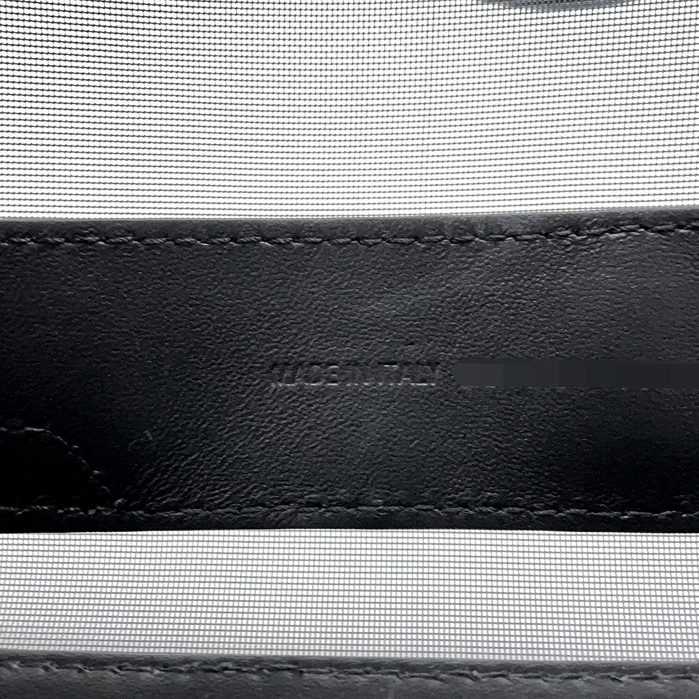 BALENCIAGA NavyCabas Black3399332AAED1090 Mesh Leather Size S