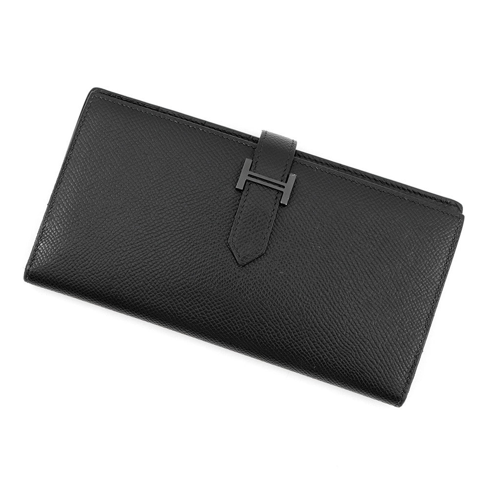 HERMES Bear Souffle Mono Chrome Black Epsom