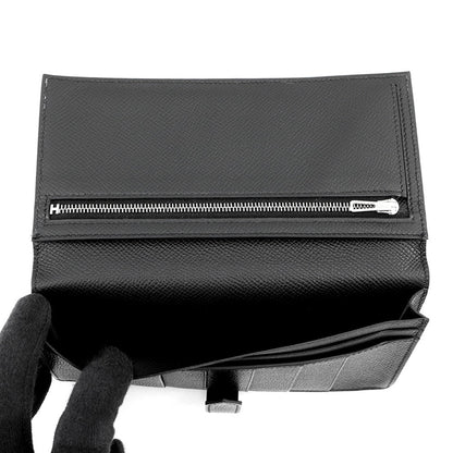 HERMES Bear Souffle Mono Chrome Black Epsom