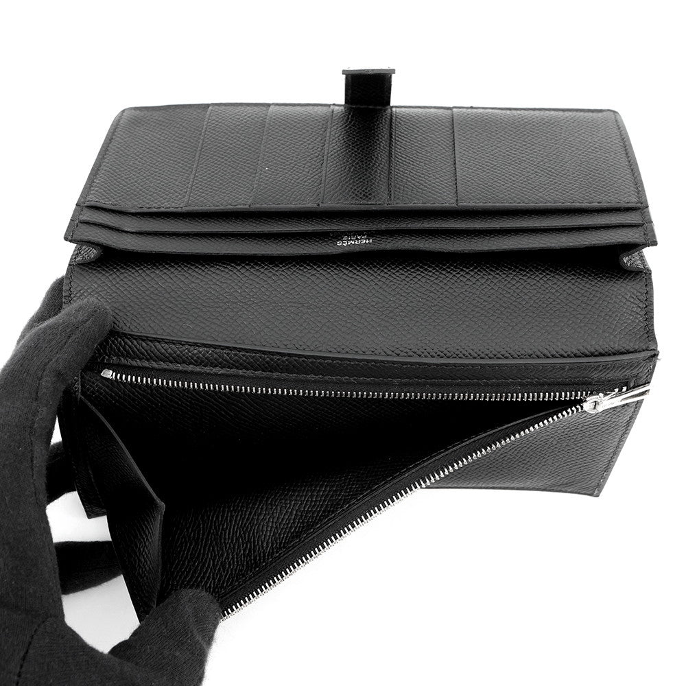HERMES Bear Souffle Mono Chrome Black Epsom