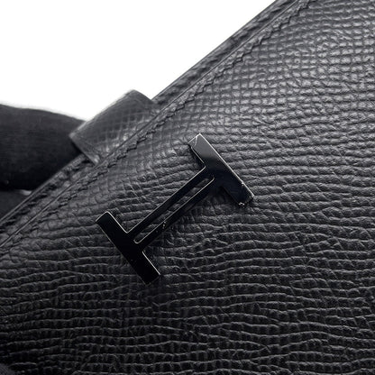 HERMES Bear Souffle Mono Chrome Black Epsom