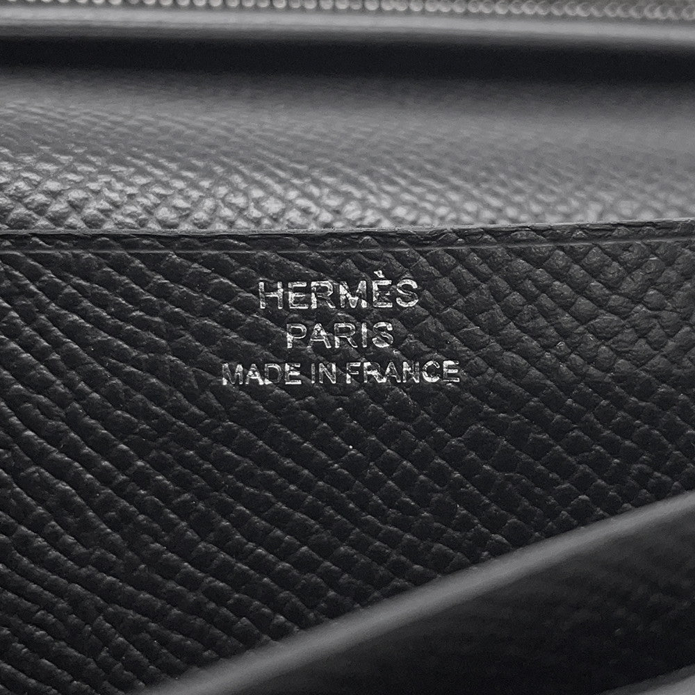 HERMES Bear Souffle Mono Chrome Black Epsom