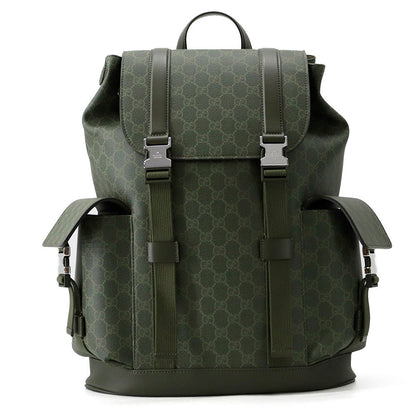 GUCCI GG Supreme Backpack Green792080 GG Supreme Size Large