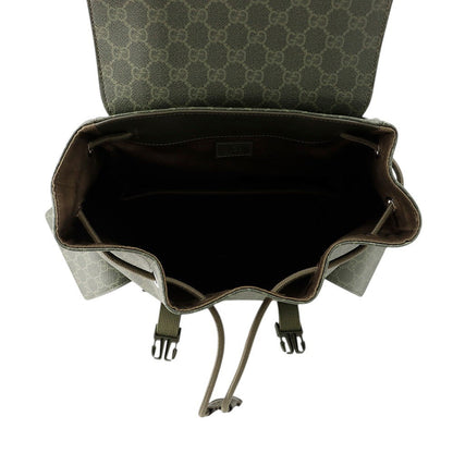 GUCCI GG Supreme Backpack Green792080 GG Supreme Size Large