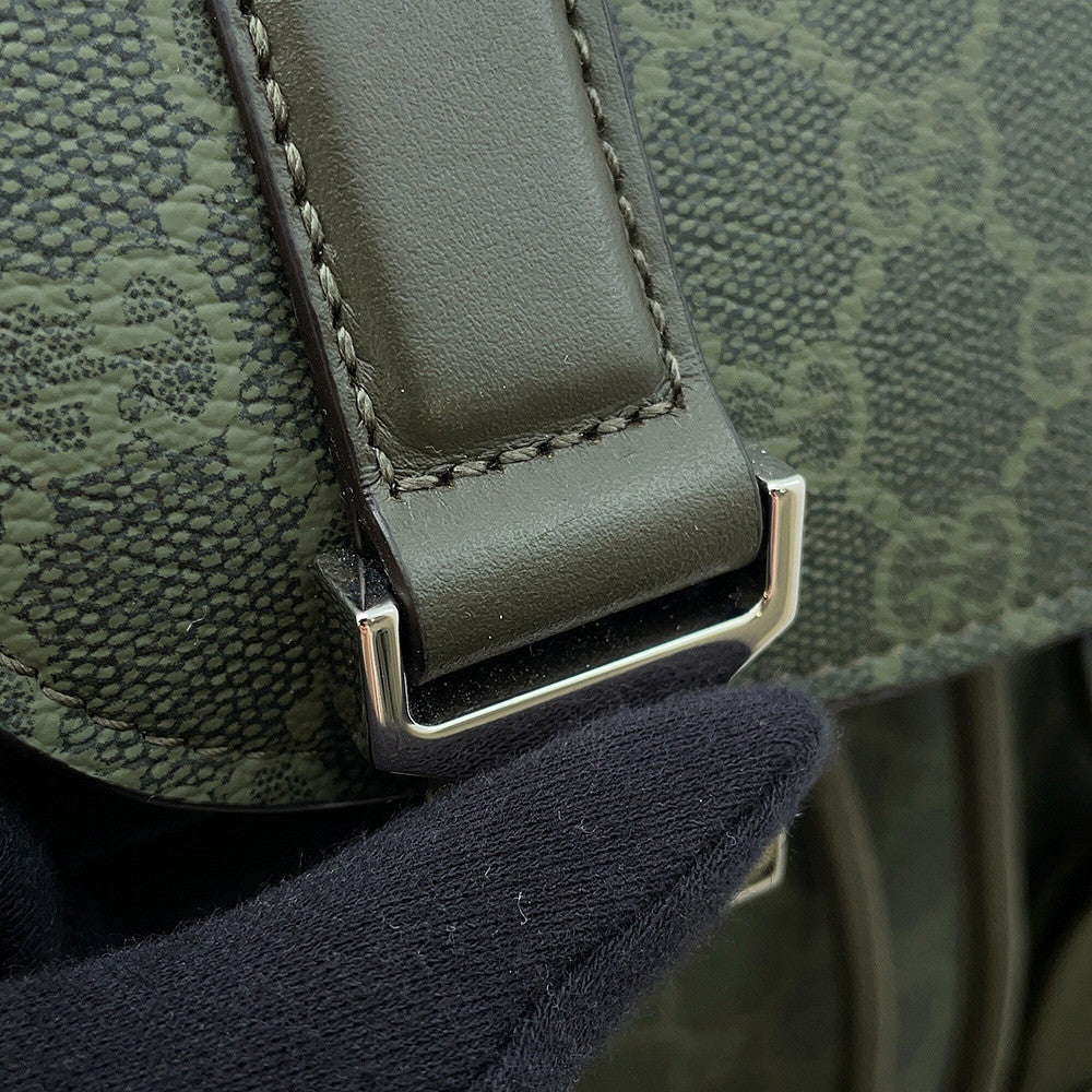 GUCCI GG Supreme Backpack Green792080 GG Supreme Size Large