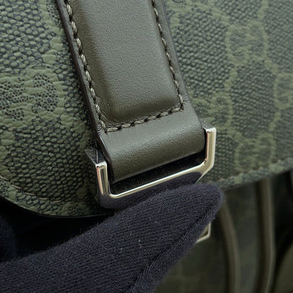 GUCCI GG Supreme Backpack Green792080 GG Supreme Size Large