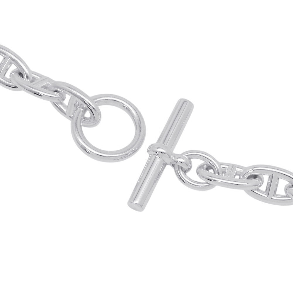 HERMES Chaine d'Ancre Necklace 31 frames Size GM SV925