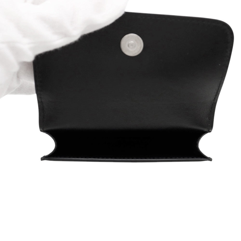 BALENCIAGA Cash Phone Card Holder Black640536 Leather