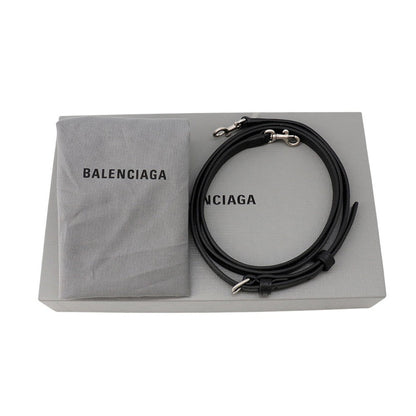 BALENCIAGA Cash Phone Card Holder Black640536 Leather