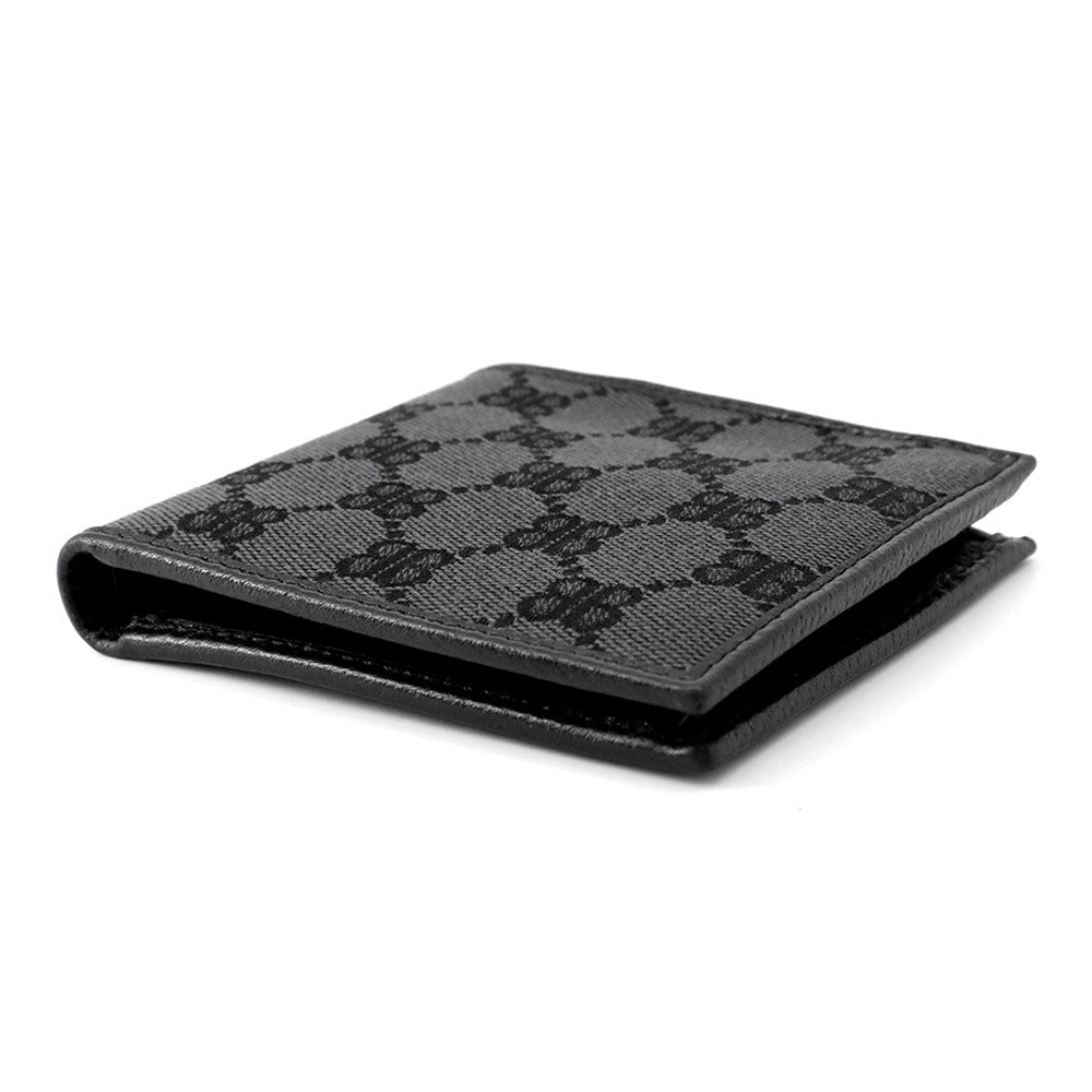 BALENCIAGA The Hacker Project Bifold Wallet Black680430 Canvas/Leather