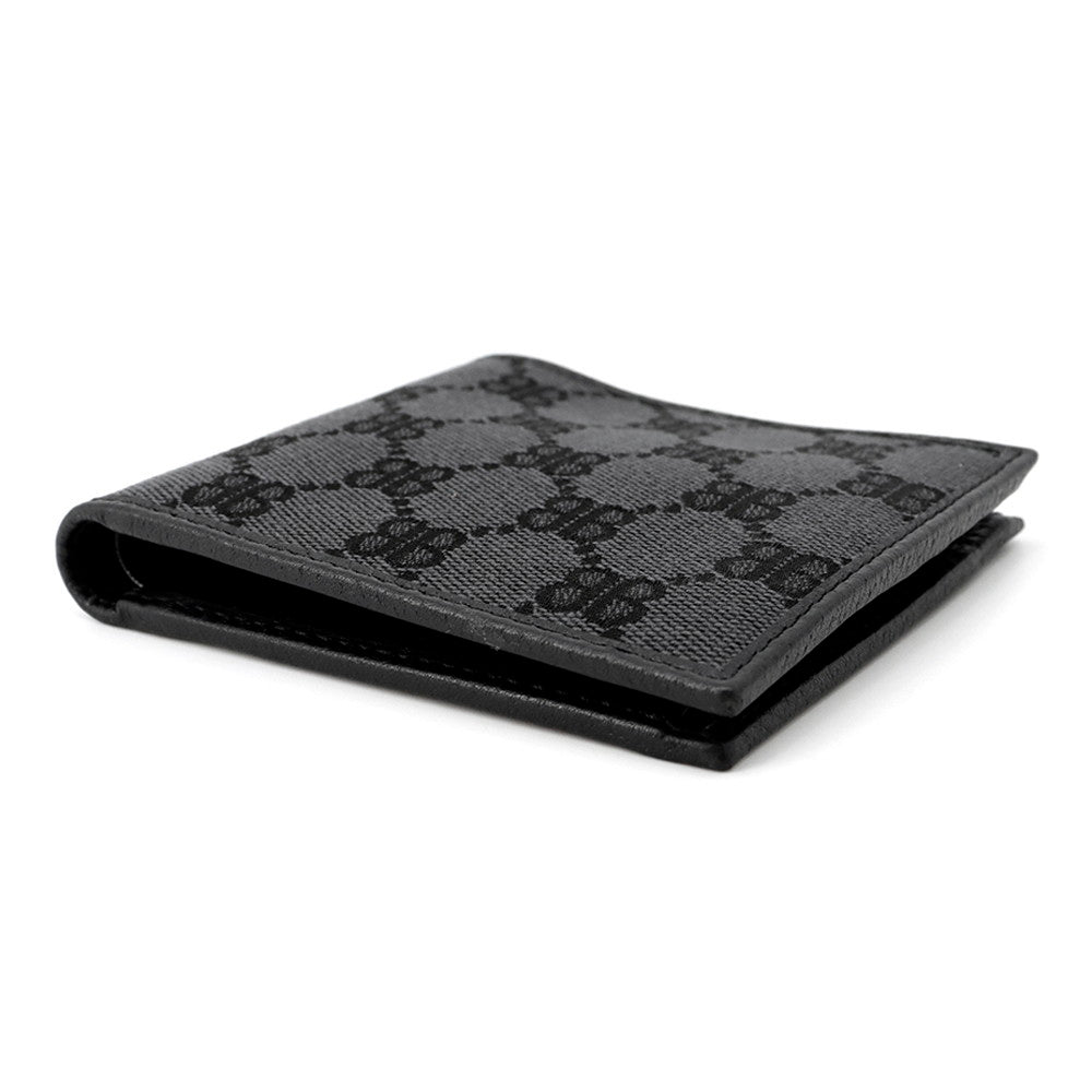 BALENCIAGA The Hacker Project Bifold Wallet Black680430 Canvas/Leather