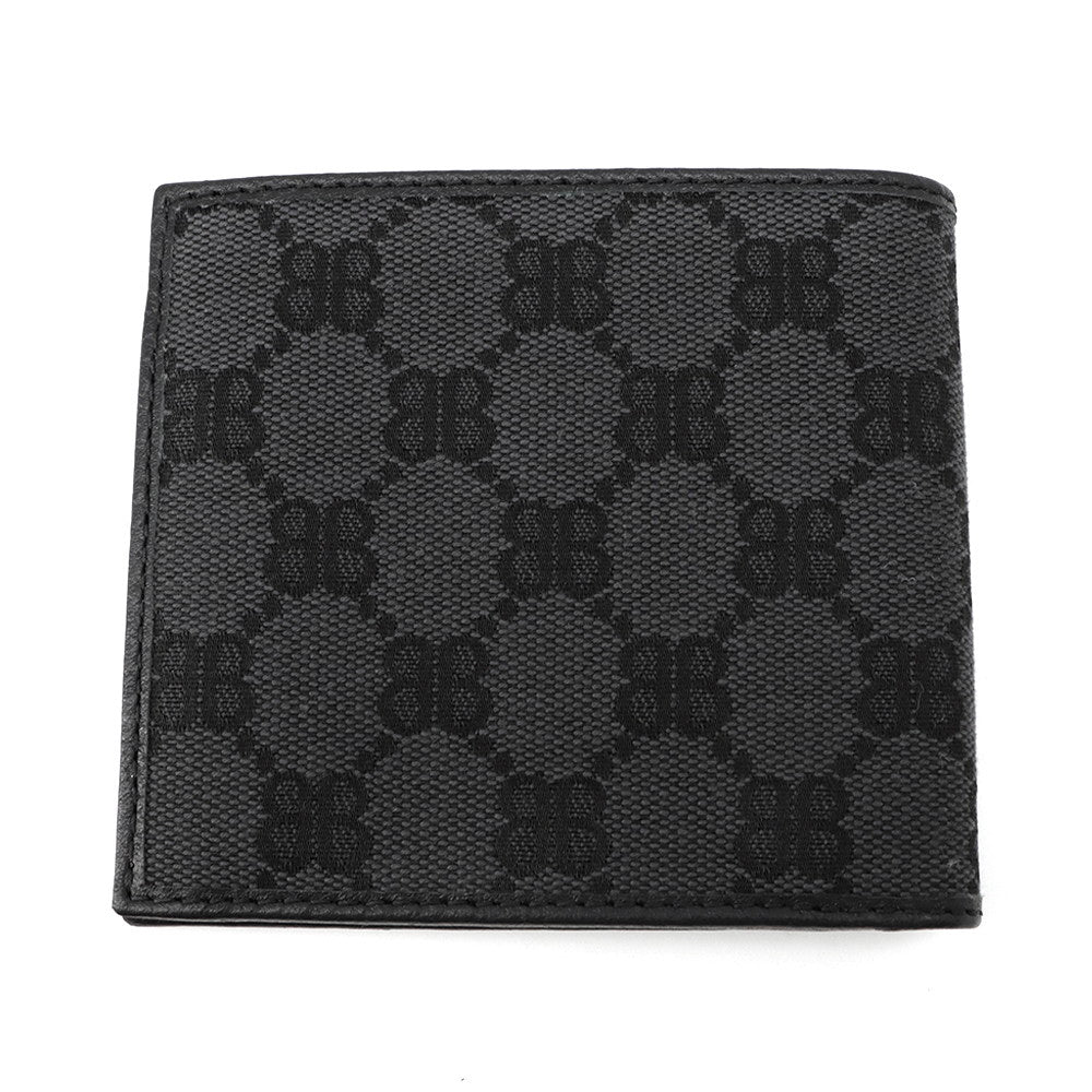 BALENCIAGA The Hacker Project Bifold Wallet Black680430 Canvas/Leather