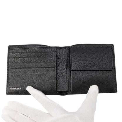 BALENCIAGA The Hacker Project Bifold Wallet Black680430 Canvas/Leather