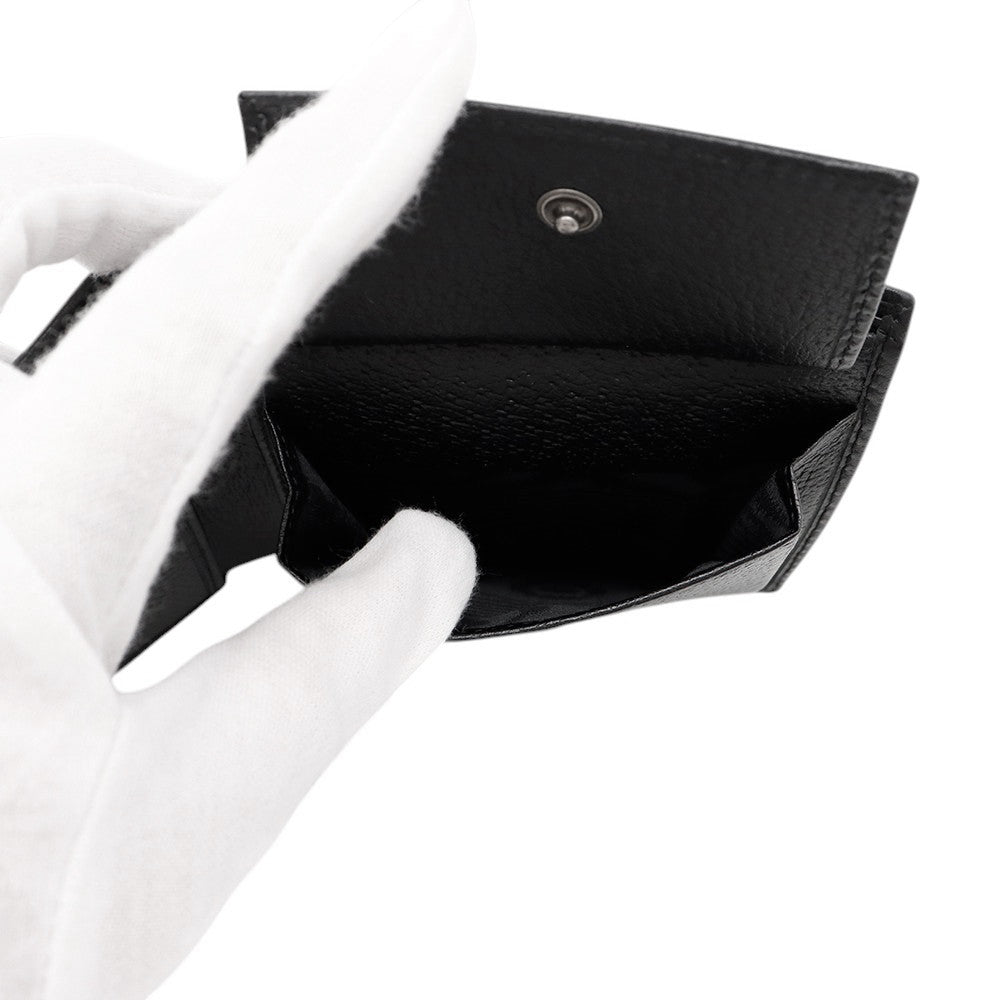 BALENCIAGA The Hacker Project Bifold Wallet Black680430 Canvas/Leather