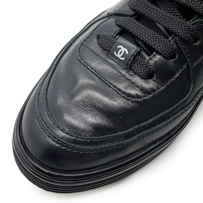 CHANEL Sneakers BlackG46733 Calf Leather Size 38