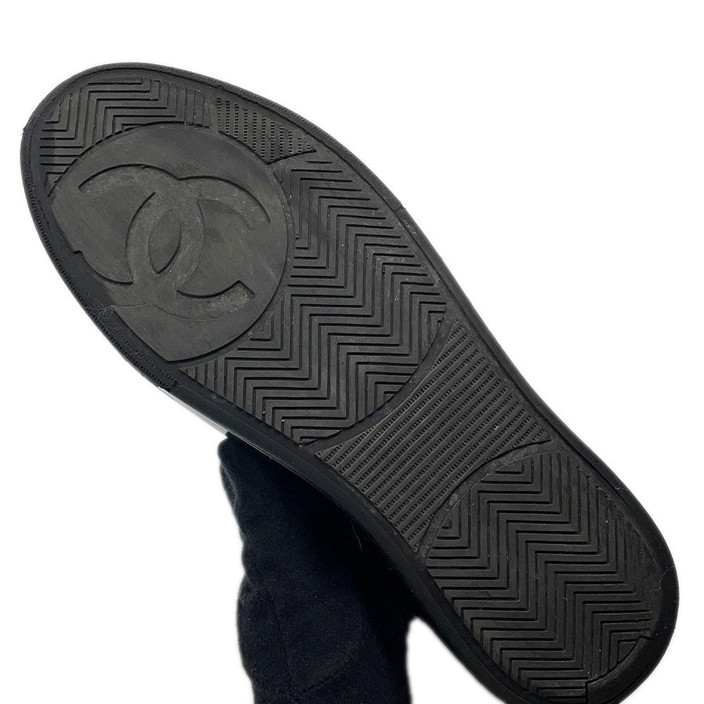 CHANEL Sneakers BlackG46733 Calf Leather Size 38