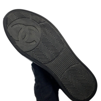 CHANEL Sneakers BlackG46733 Calf Leather Size 38