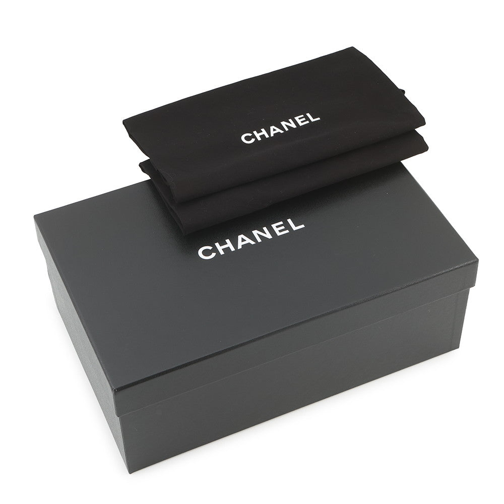 CHANEL Sneakers BlackG46733 Calf Leather Size 38