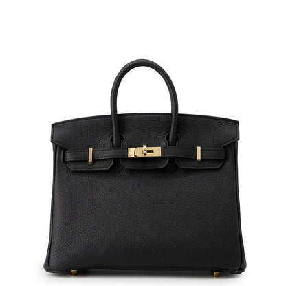HERMES Birkin Black Togo Leather Size 25