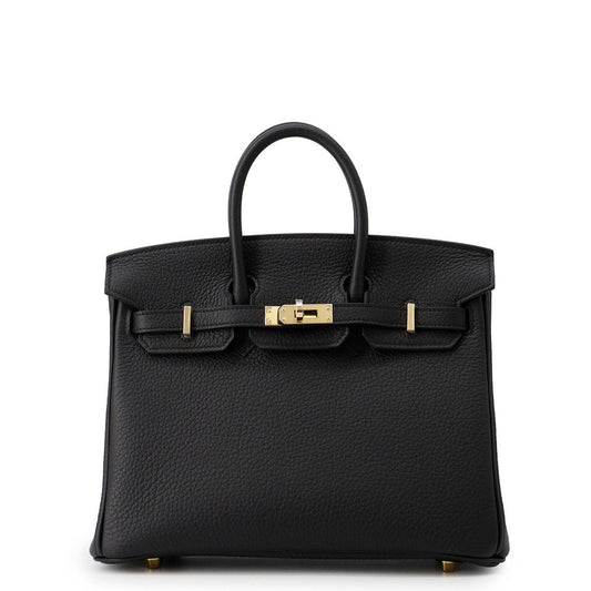 HERMES Birkin Black Togo Leather Size 25