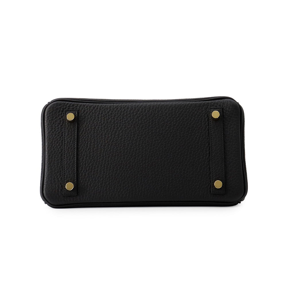 HERMES Birkin Black Togo Leather Size 25