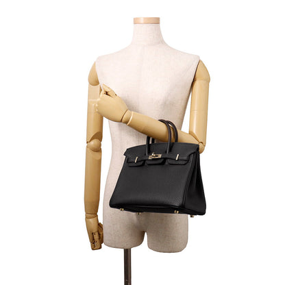 HERMES Birkin Black Togo Leather Size 25