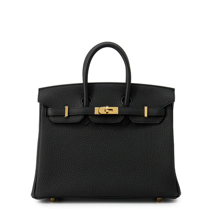 HERMES Birkin Black Togo Leather Size 25