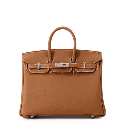 HERMES Birkin Gold Togo Leather Size 25