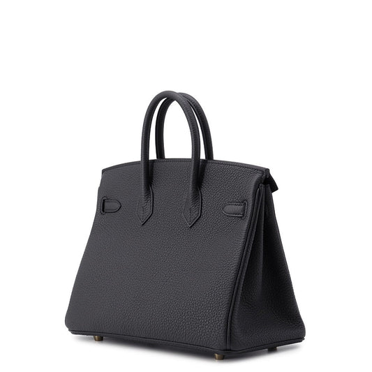HERMES Birkin Plomb Togo Leather Size 25