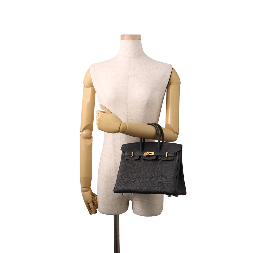 HERMES Birkin Plomb Togo Leather Size 25