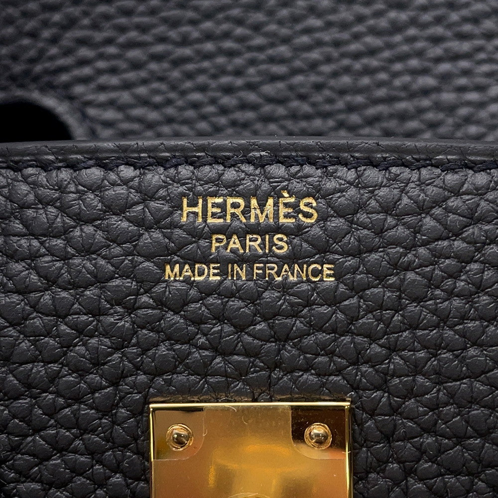 HERMES Birkin Plomb Togo Leather Size 25