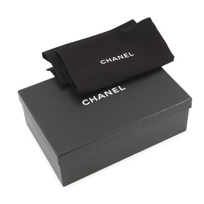 CHANEL Camellia Pointed Toe Sandals BlackG45928 Velvet Size 39C