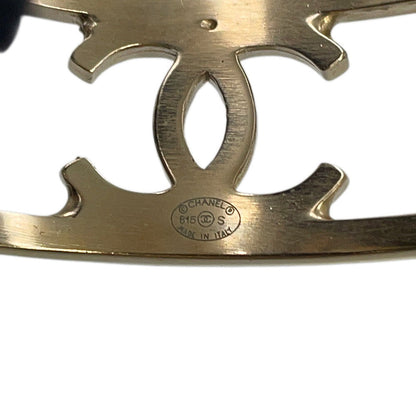 CHANEL CC Logo Bangle Gold Plated
