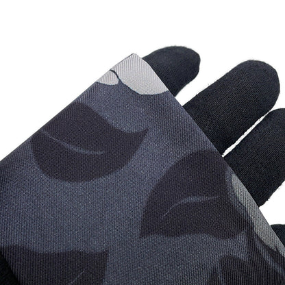 CHANEL Scarf Camellia CC Logo Gray/BlackAAB779-B23588-U8080 Silk100%