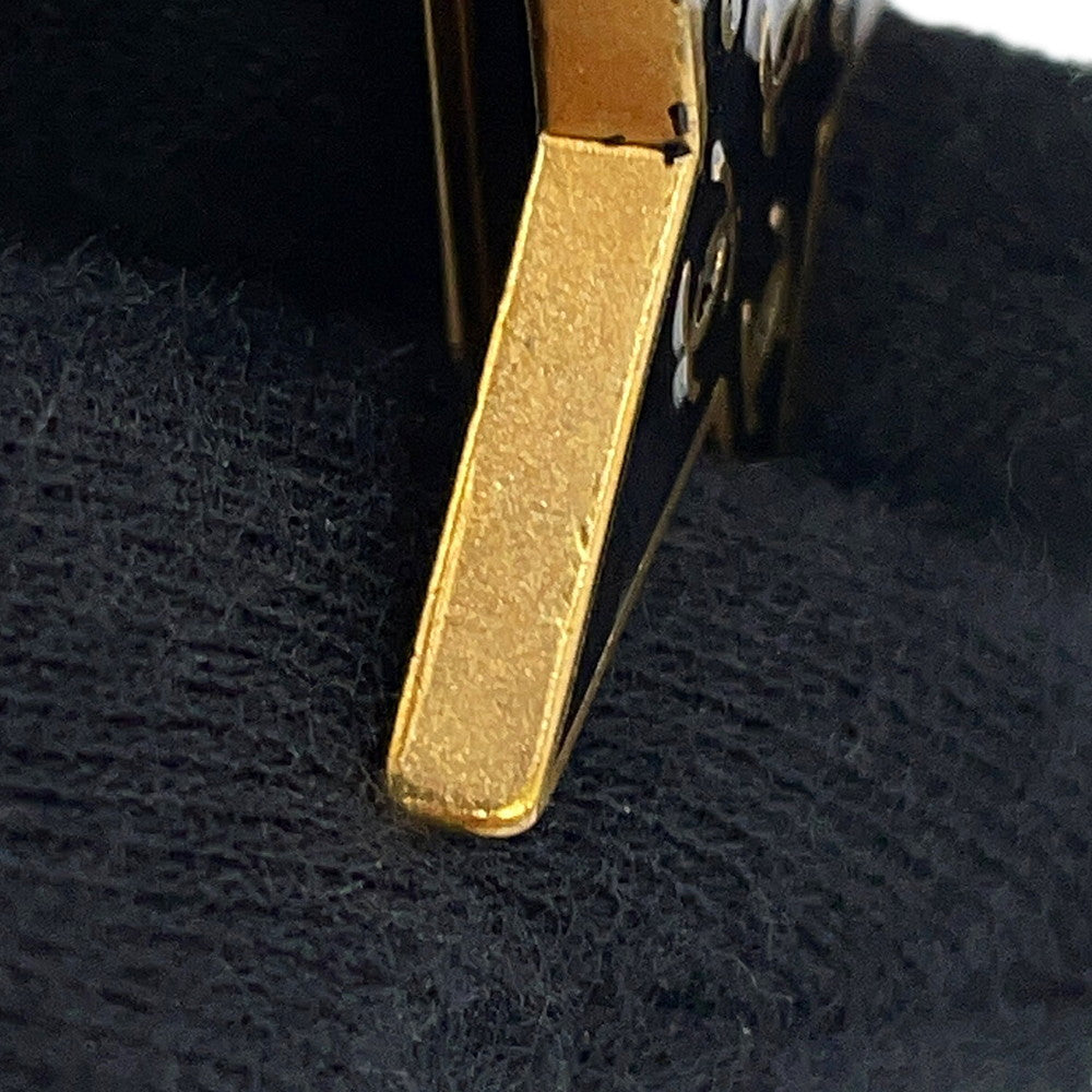 CHANEL Brooch Star CC Logo Gold Plated Resin
