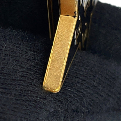 CHANEL Brooch Star CC Logo Gold Plated Resin