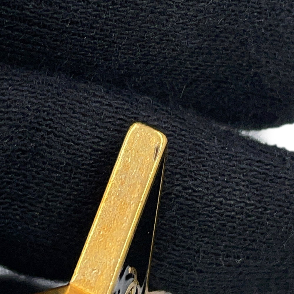 CHANEL Brooch Star CC Logo Gold Plated Resin