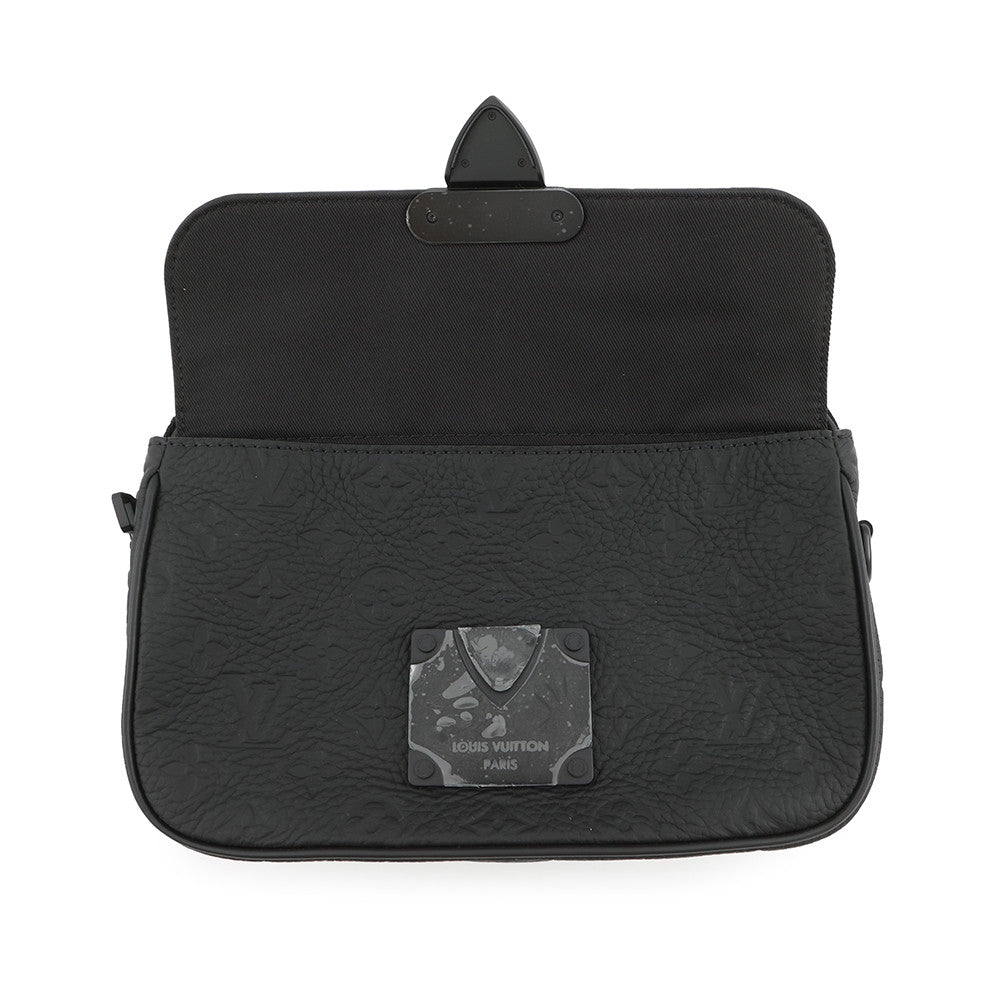 LOUIS VUITTON SPadlock Messenger NoirM58489 Monogram・Taurillon