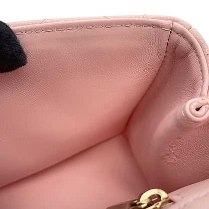 CHANEL Matelasse Top Handle Shoulder Bag PinkAS5554 Caviar Leather Size 23