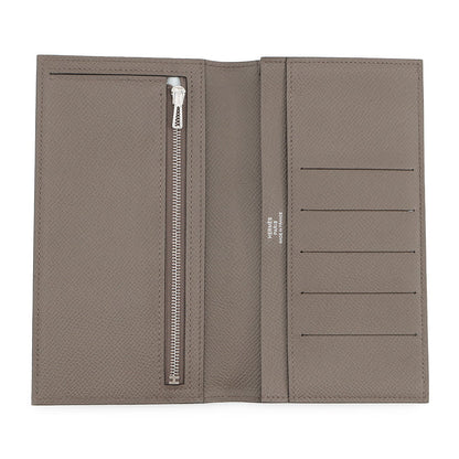 HERMES Citizen Twill Long Etain Epsom