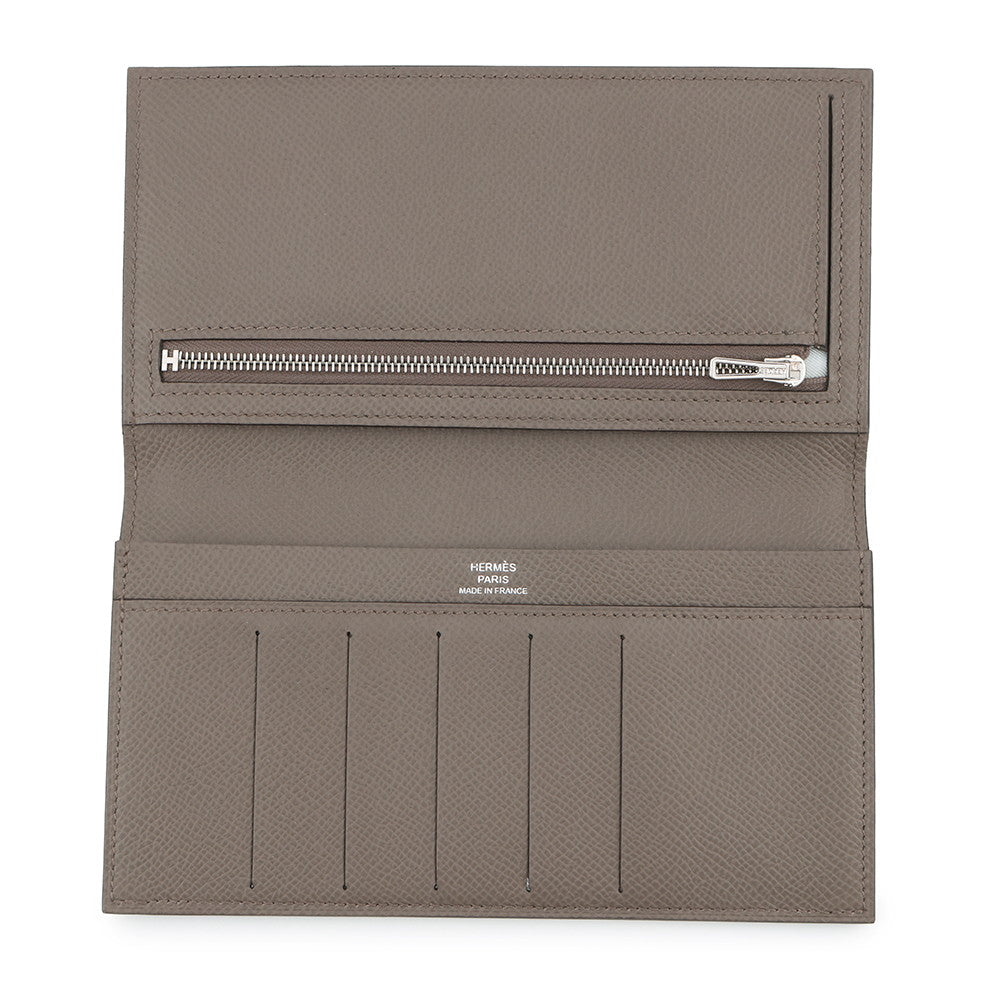HERMES Citizen Twill Long Etain Epsom