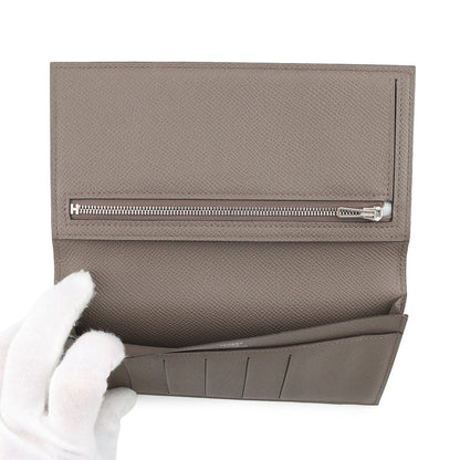 HERMES Citizen Twill Long Etain Epsom