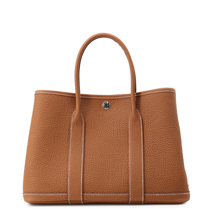 HERMES Garden Party Gold Negonda Leather Size TPM