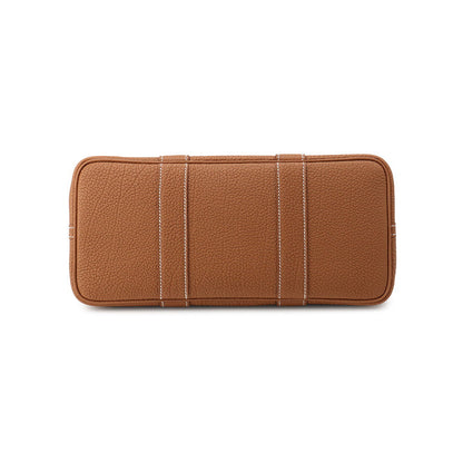 HERMES Garden Party Gold Negonda Leather Size TPM